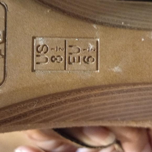 A2 By Aerosoles Brown Leather Wedge Sandals Cozy Comfortable Office Wear - Picture 5 of 5